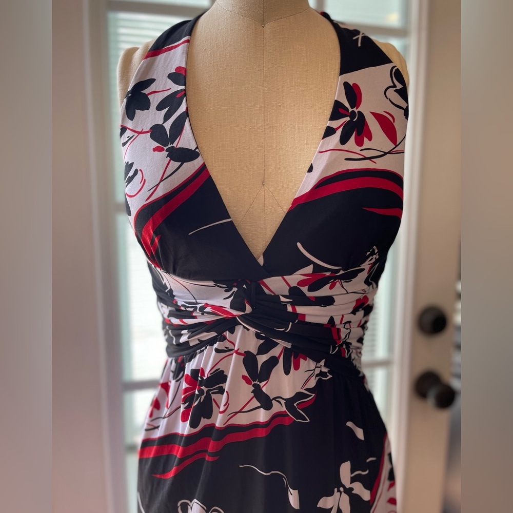 Ruby Rox Floral Halter Dress Y2K 2000s Party Summer Small - Picture 8 of 11